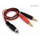 Cable Chargeur Booster/Glowstarter/4mm banana B9686