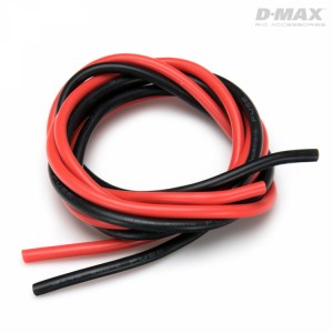 Cable Rouge & Noir 12AWG D2.8/4.6mm x 1m B9236