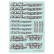 O.S.SPEED PRO DECAL 2017 WHITE 79884294