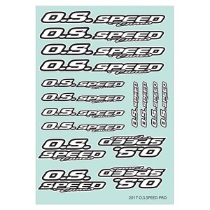O.S.SPEED PRO DECAL 2017 BIANCO 79884294