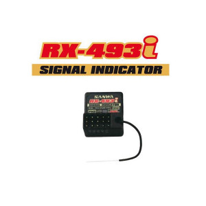 Récepteur Sanwa RX493i 4 voies FH5 SXR Waterproof antenne externe