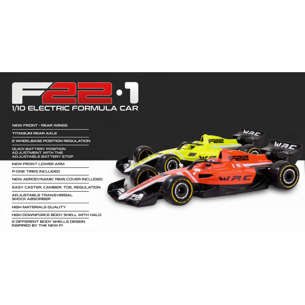 Paket] WIRC F22.1 Formel1 RC Car 1:10 Kit + Xerun XR10 Justock G3 + 21.5  Turn