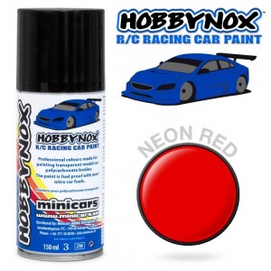 NEON RED R/C Racing Car Spray Paint 150 ml HN1403